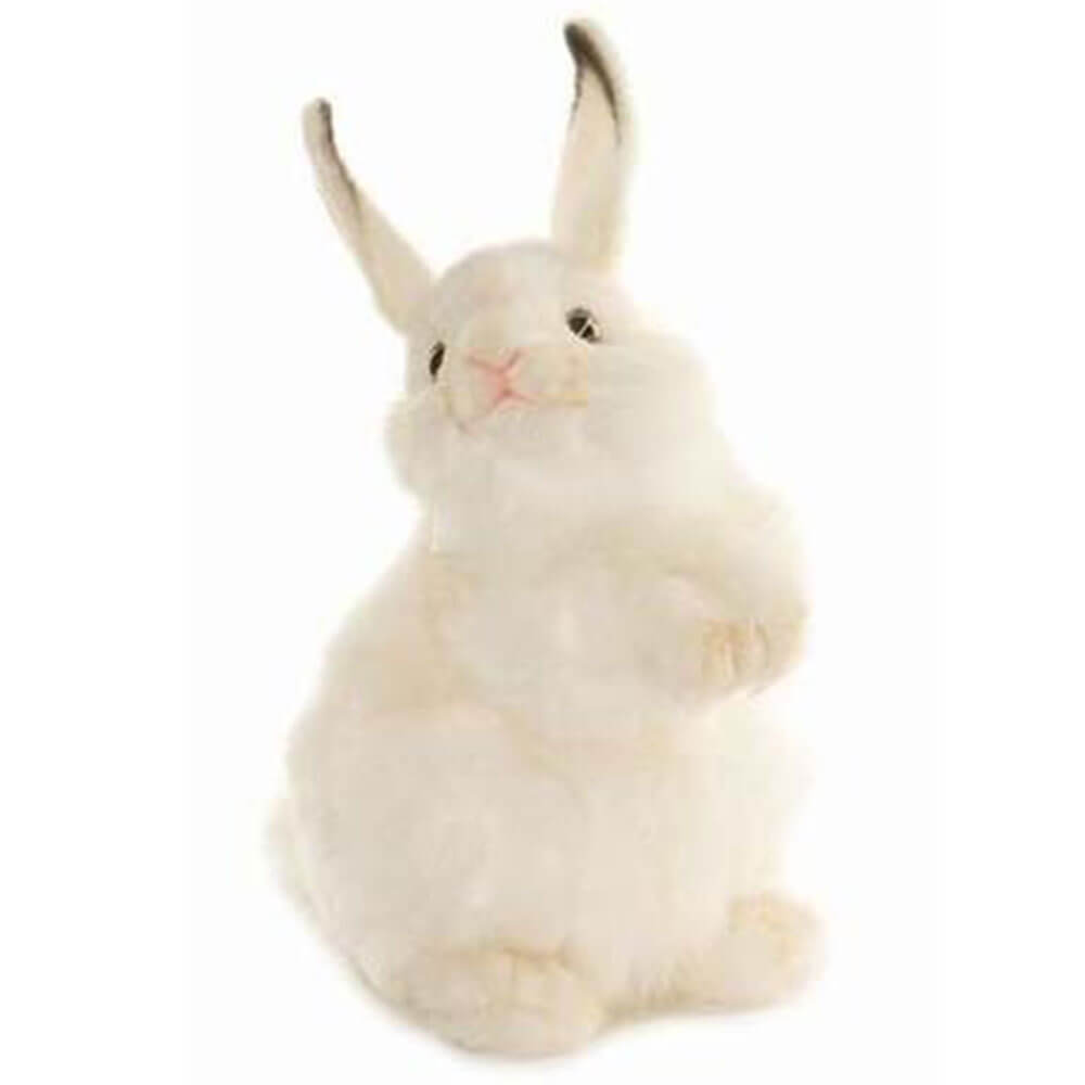 Hansa hvid stående kanin (32 cm)