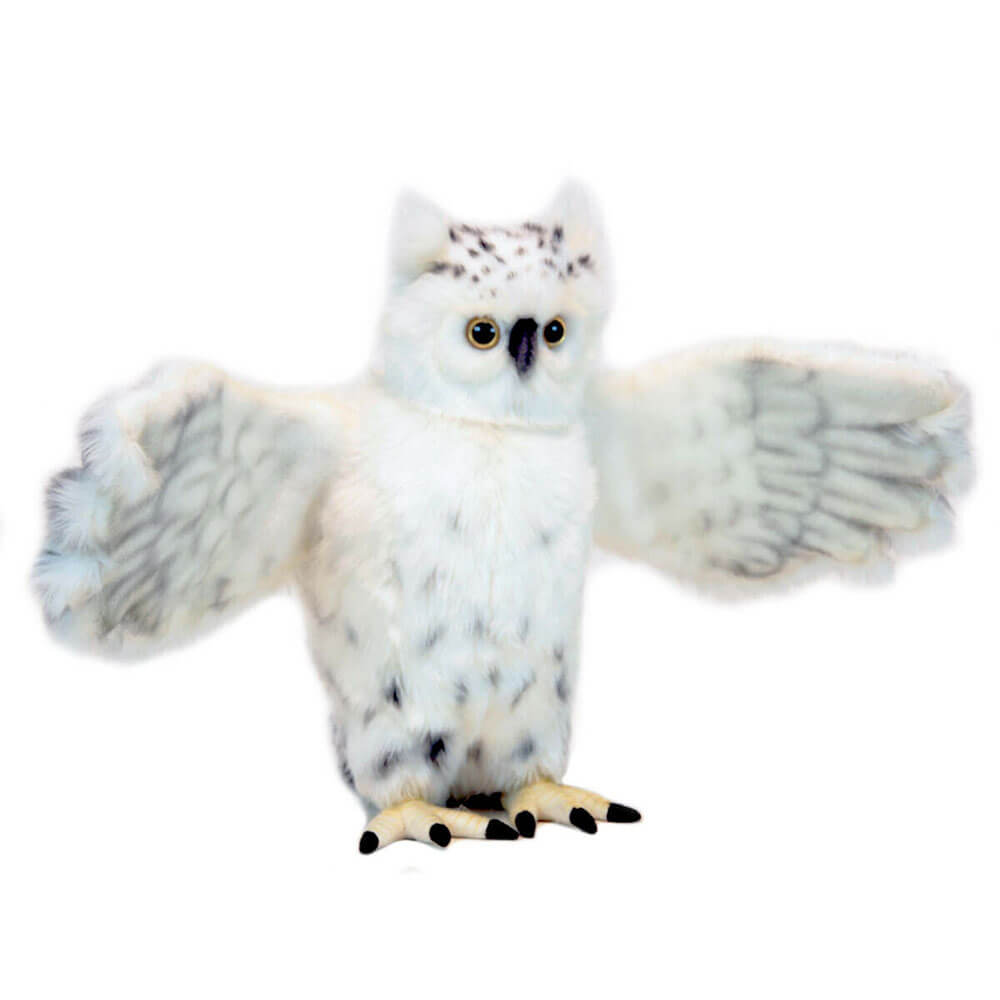 Hansa Flying Snow Owl (54cm W)