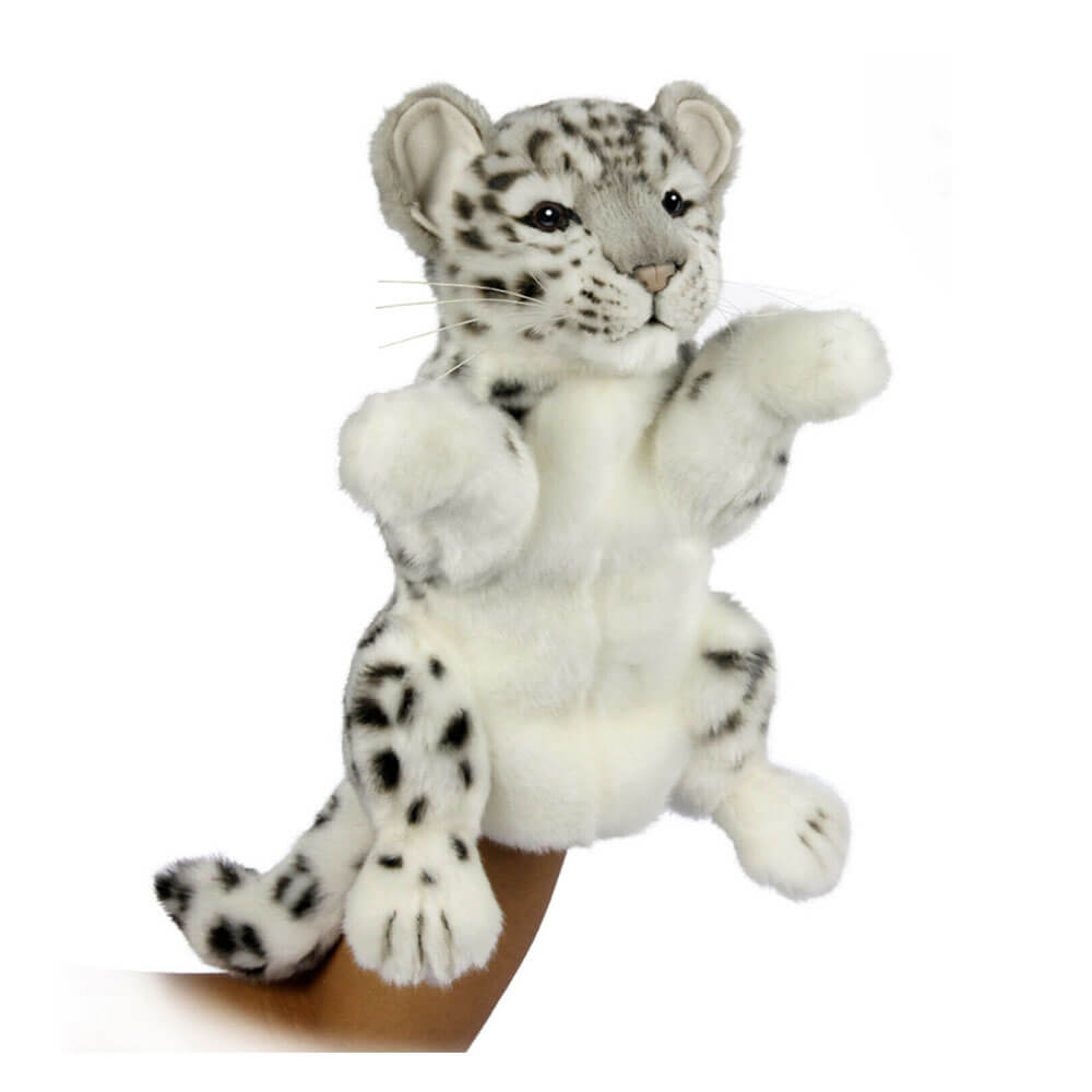 Marioneta leopardo de las nieves (32 cm h)