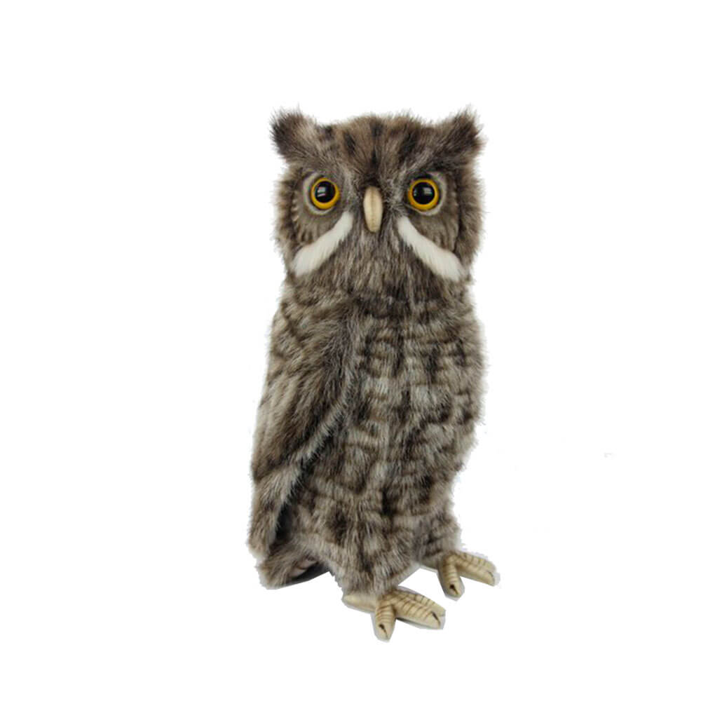 Screech Owl plyschleksak (31 cm h)