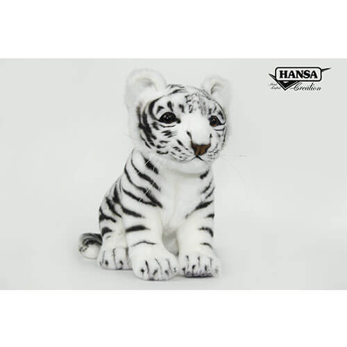 Cucciolo di tigre bianca dell'Amur (26 cm l)