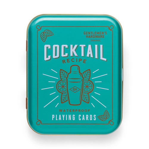 Spelkort med cocktailtema