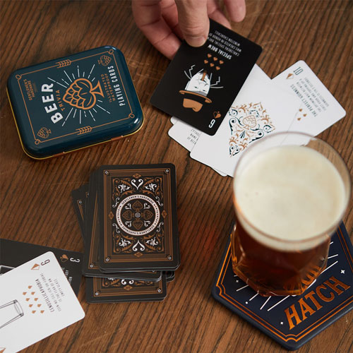 Carte da gioco impermeabili alla birra