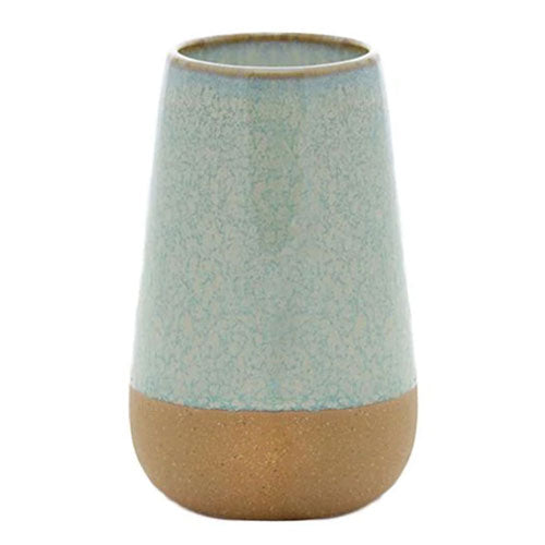 Kin Matcha-Tee- und Bergamotte-Kerze aus Keramik (blau)