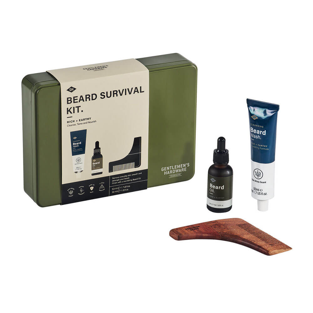 Kit di sopravvivenza per barba Gentlemen's Hardware