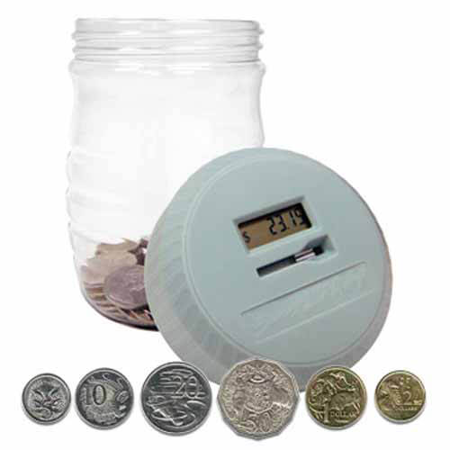 Digital Coin Counting Money Jar