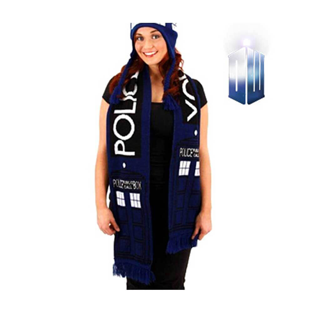 Doctor Who tardis sjaal