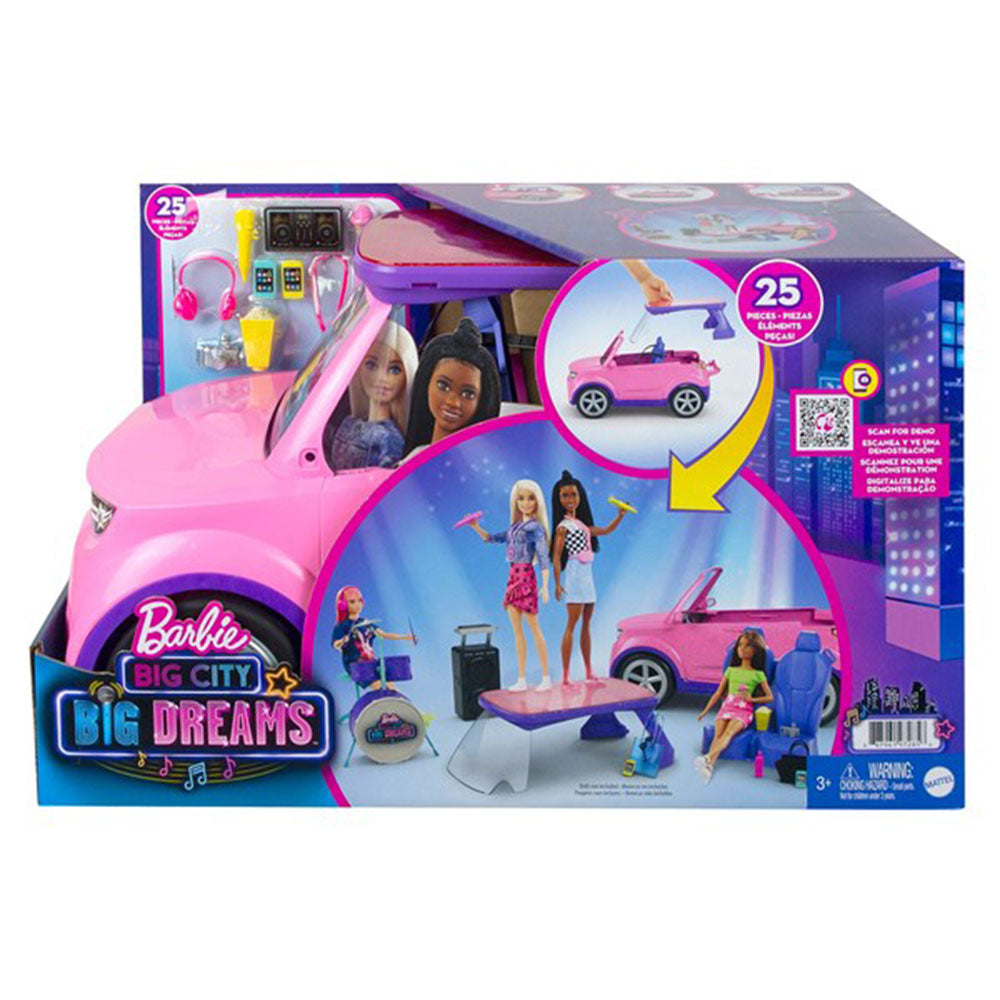 Barbie Big City Big Dreams Vehicle Playset 25pcs