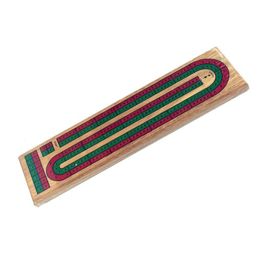 Two Track Cribbage Wood Board Game