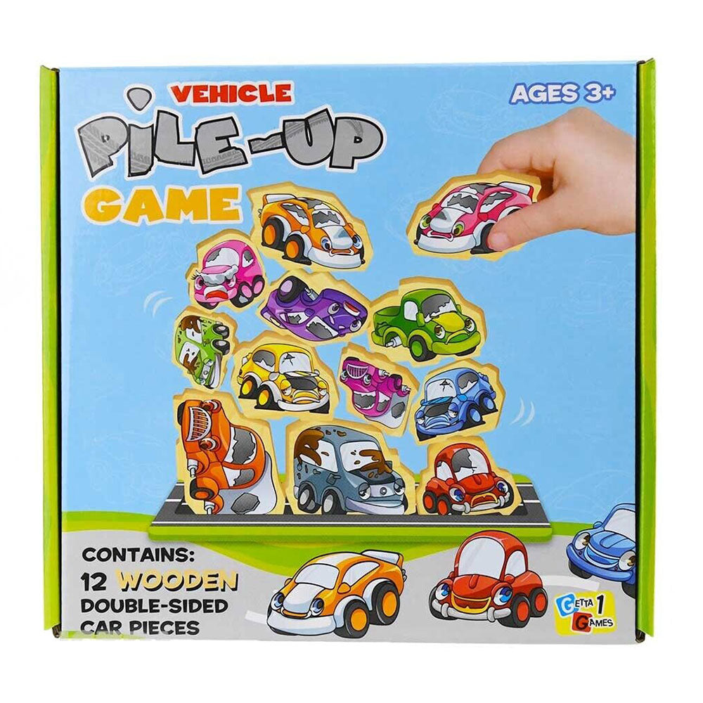 Wooden Vehicle Pile Up Game
