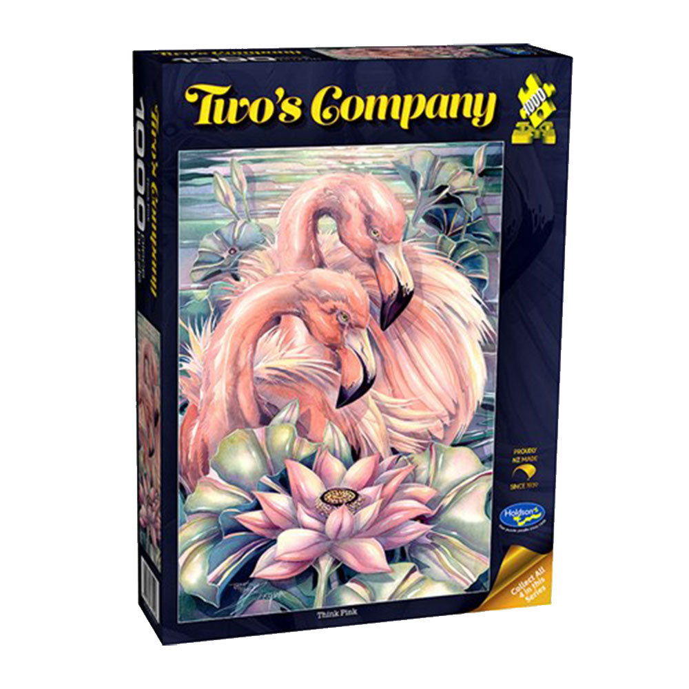 Holdson Two's Company Think Pink Jigsaw Puzzle 1000pcs