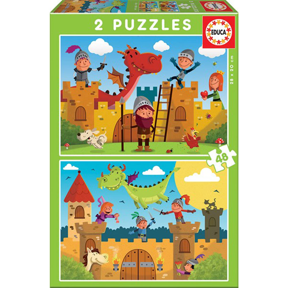 Educa Puzzle Collection 2 Sets mit 48 Teilen
