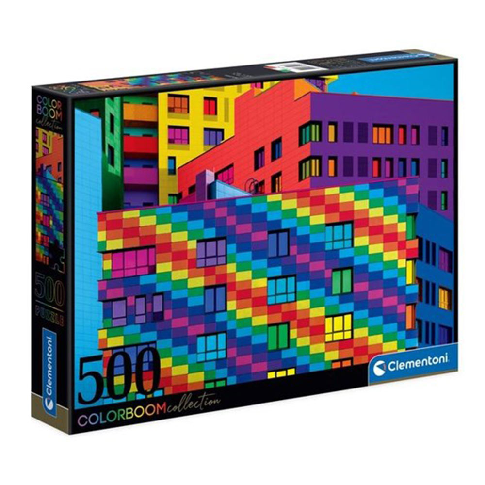 Clementoni Colorboom Squares Jigsaw Puzzle 500pcs