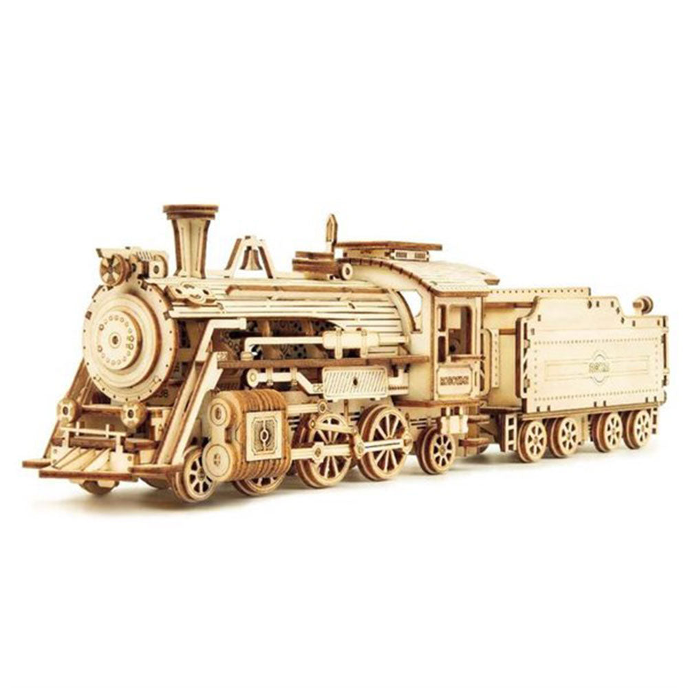 Robotime Express Train Wooden 3D Puzzle Kit 1:40 Scale