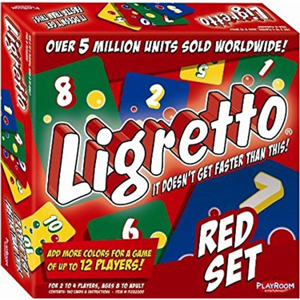  Farbiges Ligretto-Kartenspielset