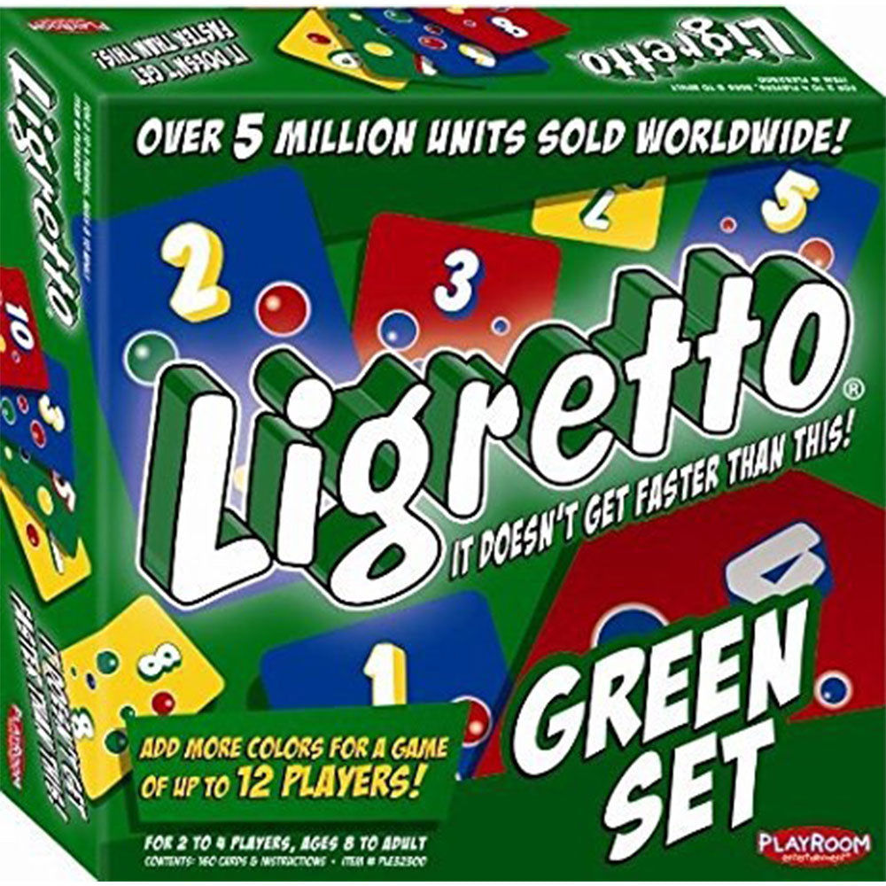  Farbiges Ligretto-Kartenspielset