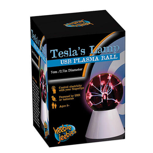 Sfera al plasma USB con lampada Tesla