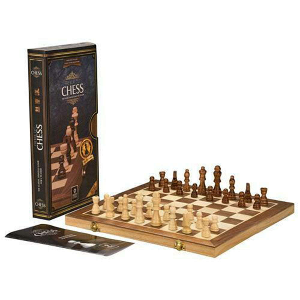 Frans geslepen schaakspel 40cm