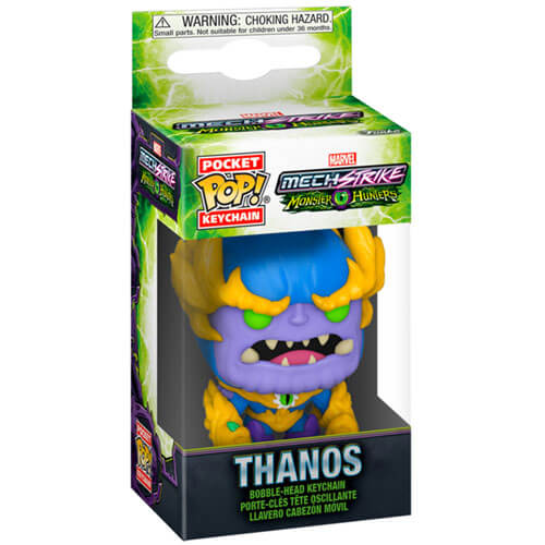 Marvel mech frappe les chasseurs de monstres Thanos Pop ! porte-clés