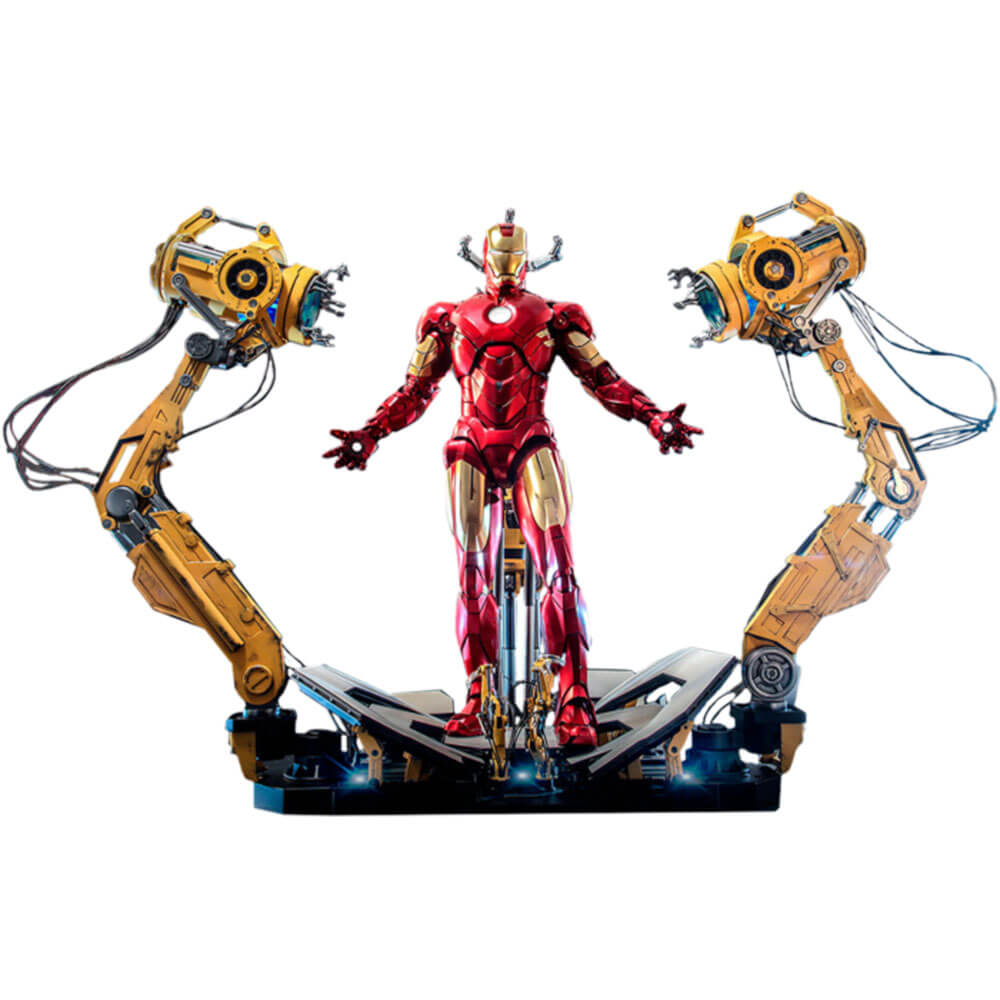 Iron Man 2 Mark IV Deluxe w/ Gantry 1:4 Scale Action Figure
