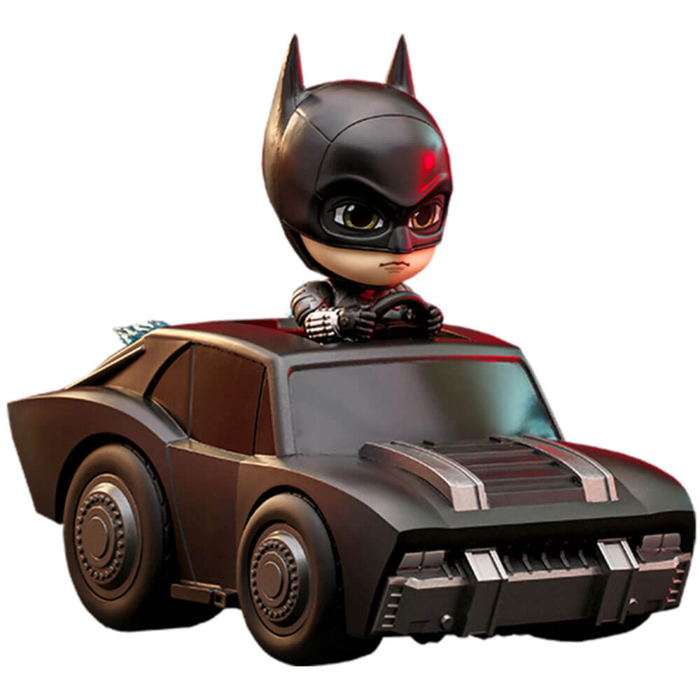The Batman Batman and Batmobile Cosbaby Set