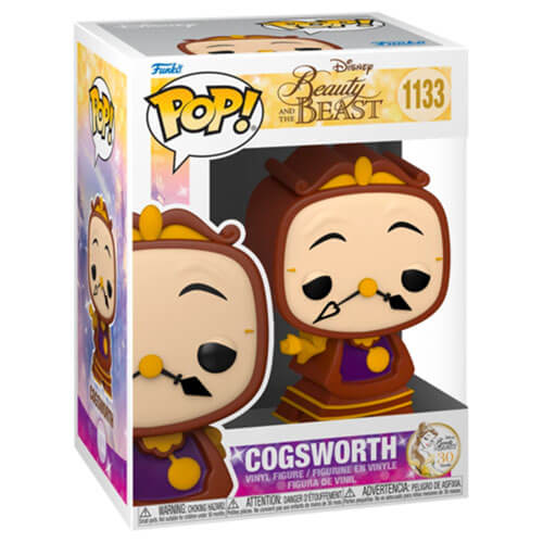 Beauty and the Beast 30th Anniversary Cogsworth Pop! Vinyl
