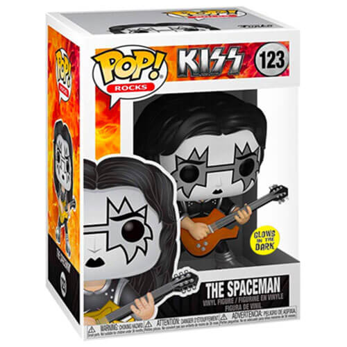 Kiss Spaceman Glow uns exklusiver Pop! Vinyl