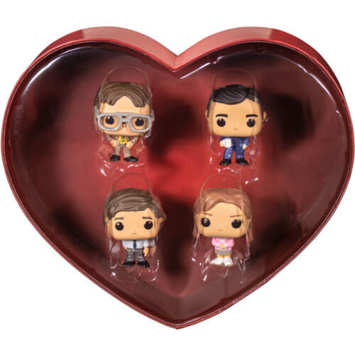 The Office Valentines Day USAs eksklusive lommepop! 4-pakning