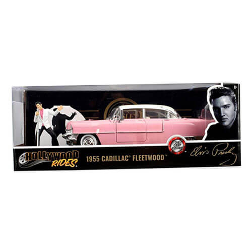 1955 Cadillac Fleetwood 1:24 Scale Ride w/ Elvis Figure