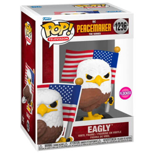 Peacemaker: The Series Eagly Flocked US Exclusive Pop! Vinyl