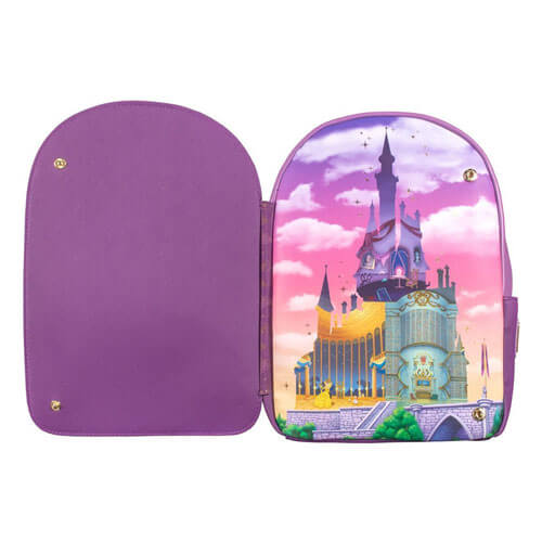 Beauty & the Beast Castle Snap Flap US Ex. Mini Backpack