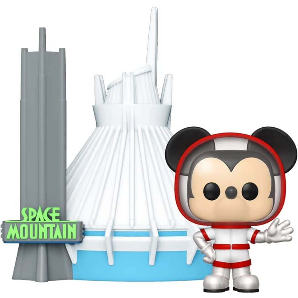 Disney 50th Anniv Space Mountain & Mickey Mouse US Ex Pop!