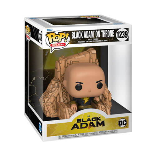 Black Adam (2022) Black Adam on Throne Pop! Deluxe