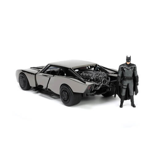 Batmobile Chrome Black SDCC 2022 US Exclusive 1:24 w/ Batman