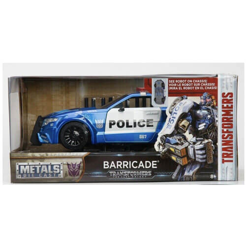 Transformers 5 Barricade Ford Mustang 1:24 Diecast
