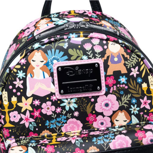 Beauty & the Beast (1991) Belle Floral Mini Backpack