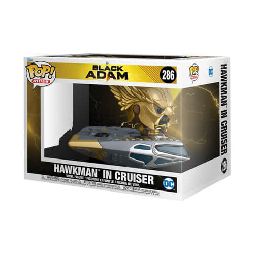 Black Adam (2022) Hawkman in Cruiser Pop! Ride