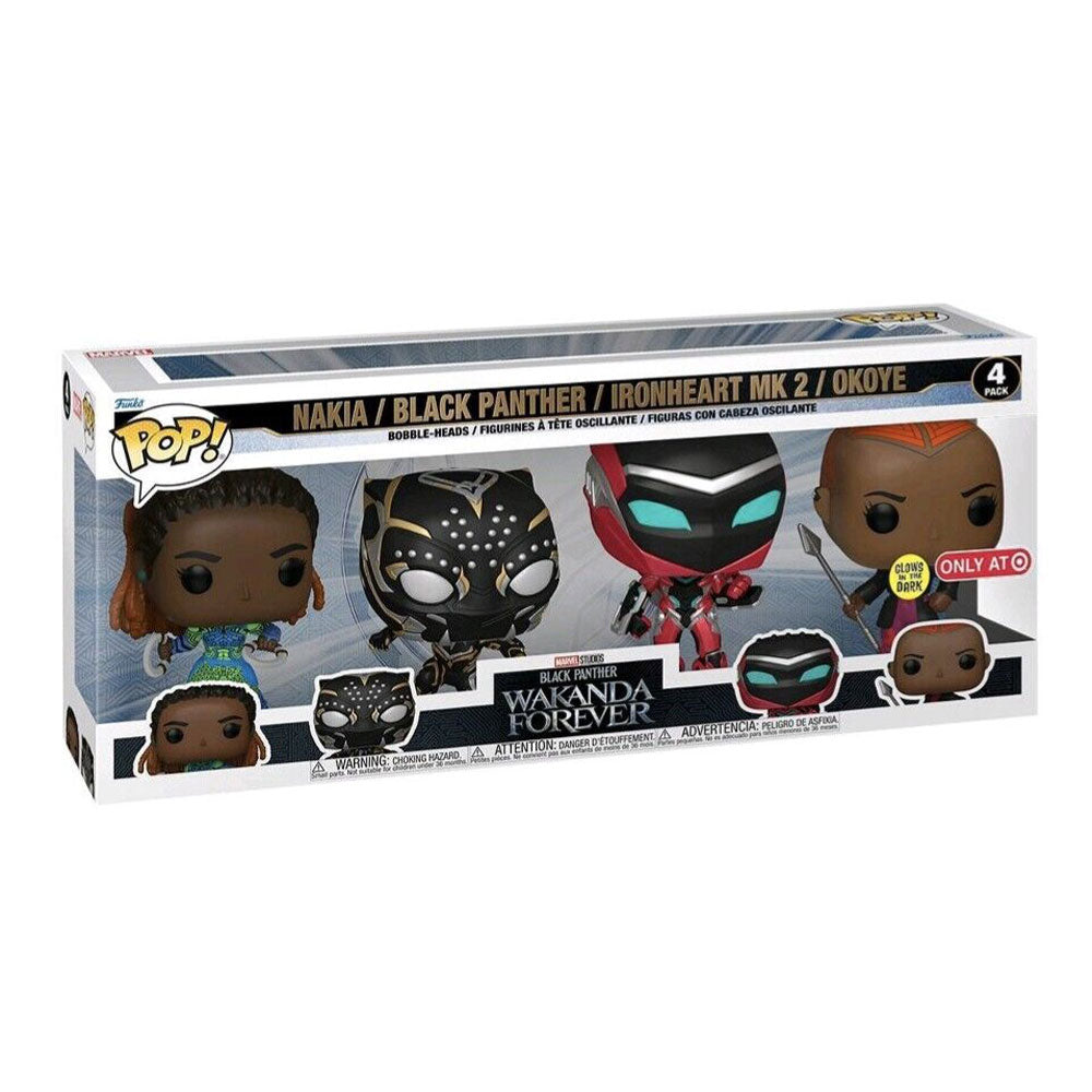 Black Panther 2: Wakanda Forever US Exclusive Pop! 4-Pack