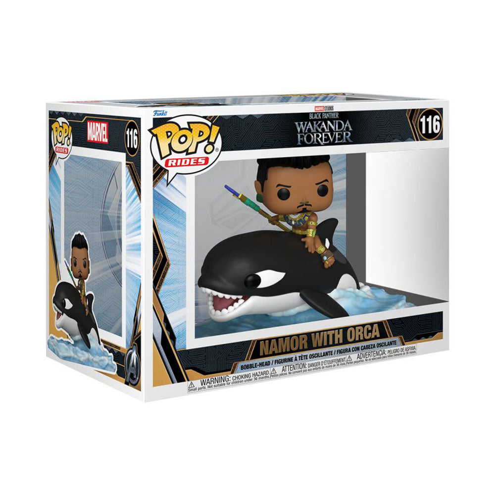 Black Panther 2: Wakanda Forever Namor with Orca Pop! Ride