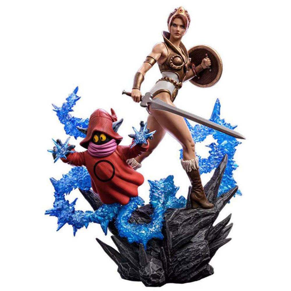 Masters of the Universe Teela and Orko Deluxe 1:10 Statue