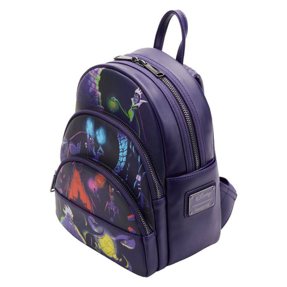 Disney Villains Triple Pocket Glow Mini Backpack