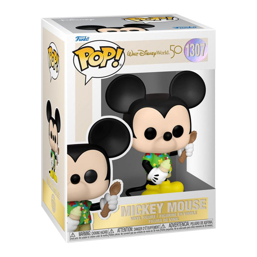 Disney World 50th Anniversary Aloha Mickey Pop! Vinyl