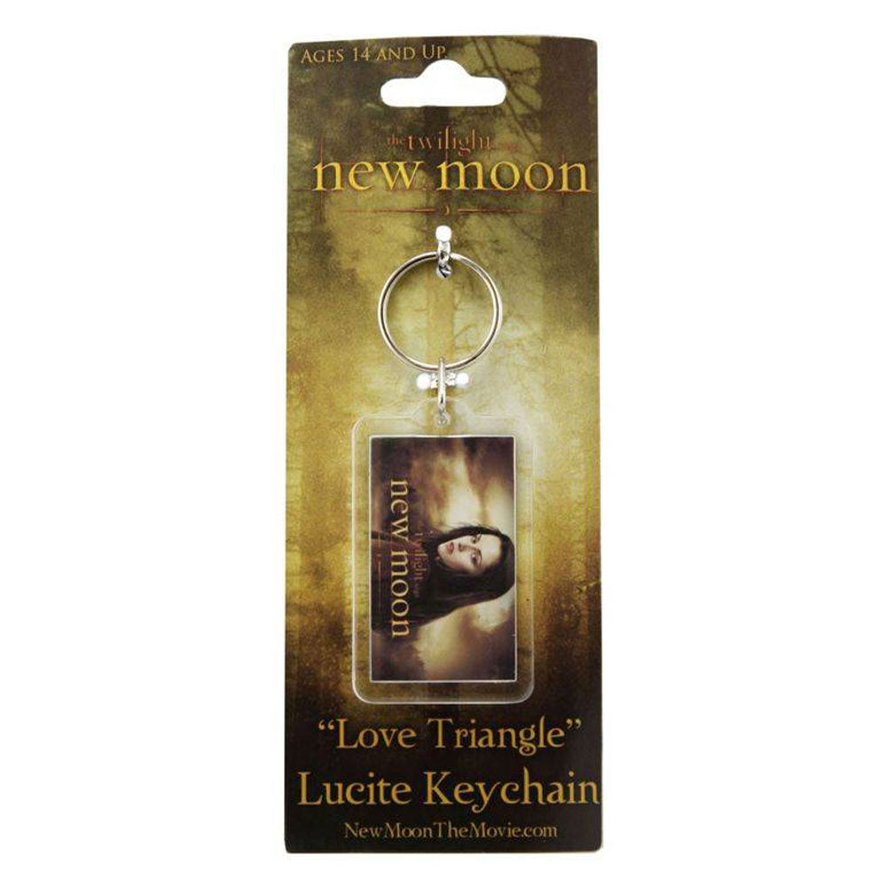 The Twilight Saga: New Moon Lucite Keychain Love Triangle