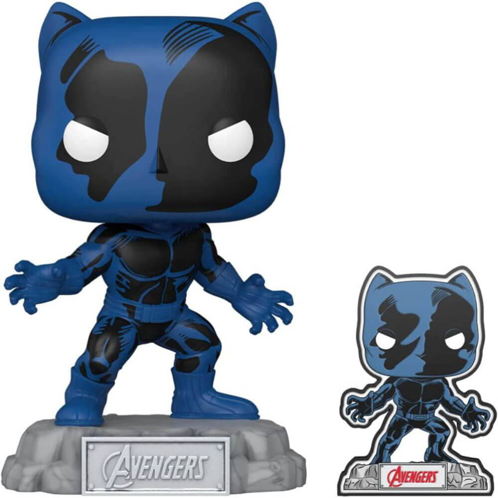 Black Panther Avengers 60th US Exclusive Pop! Vinyl with Pin