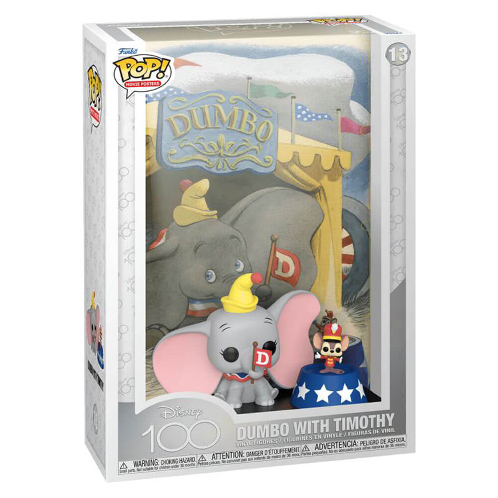 Disney número 100 de Dumbo con Timothy Pop! Póster