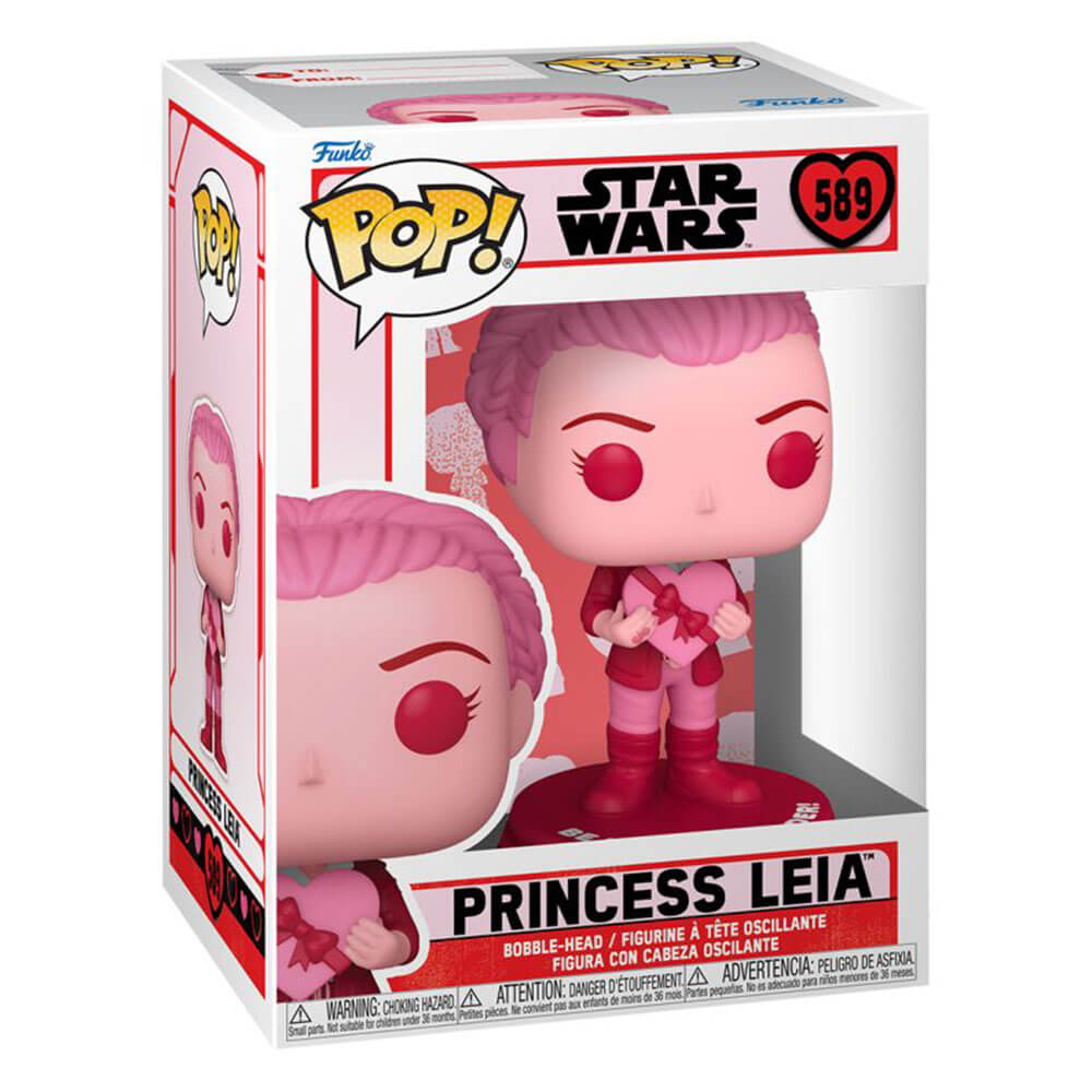 Star Wars prinsessan leia valentines edition pop!