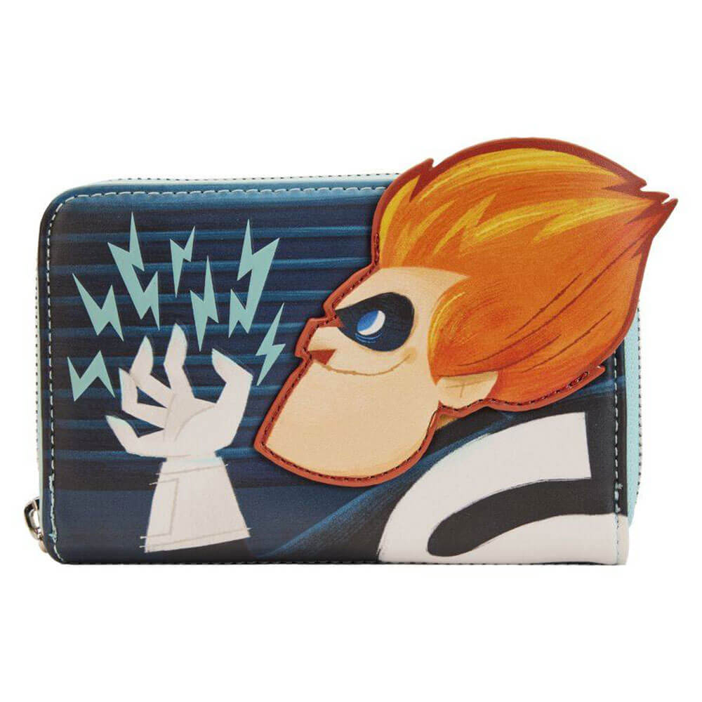 The Incredibles Syndrome Glow Zip Around Wallet