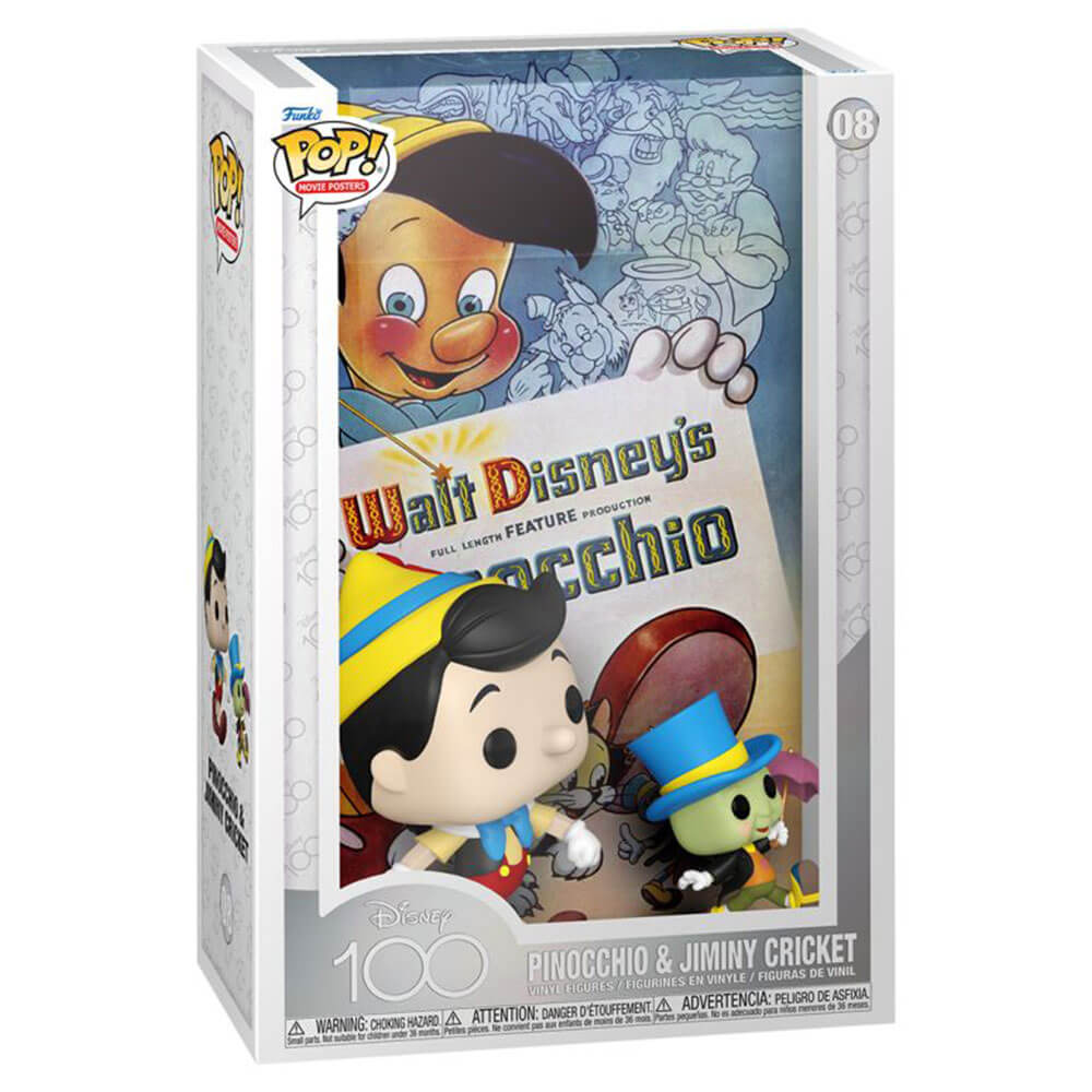 Pinocchio Pinocchio & Jiminy Cricket Pop! Poster