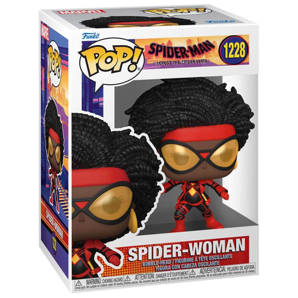 Spider-Man: A través del Spider-Verse Spider-Woman Pop! Vinilo
