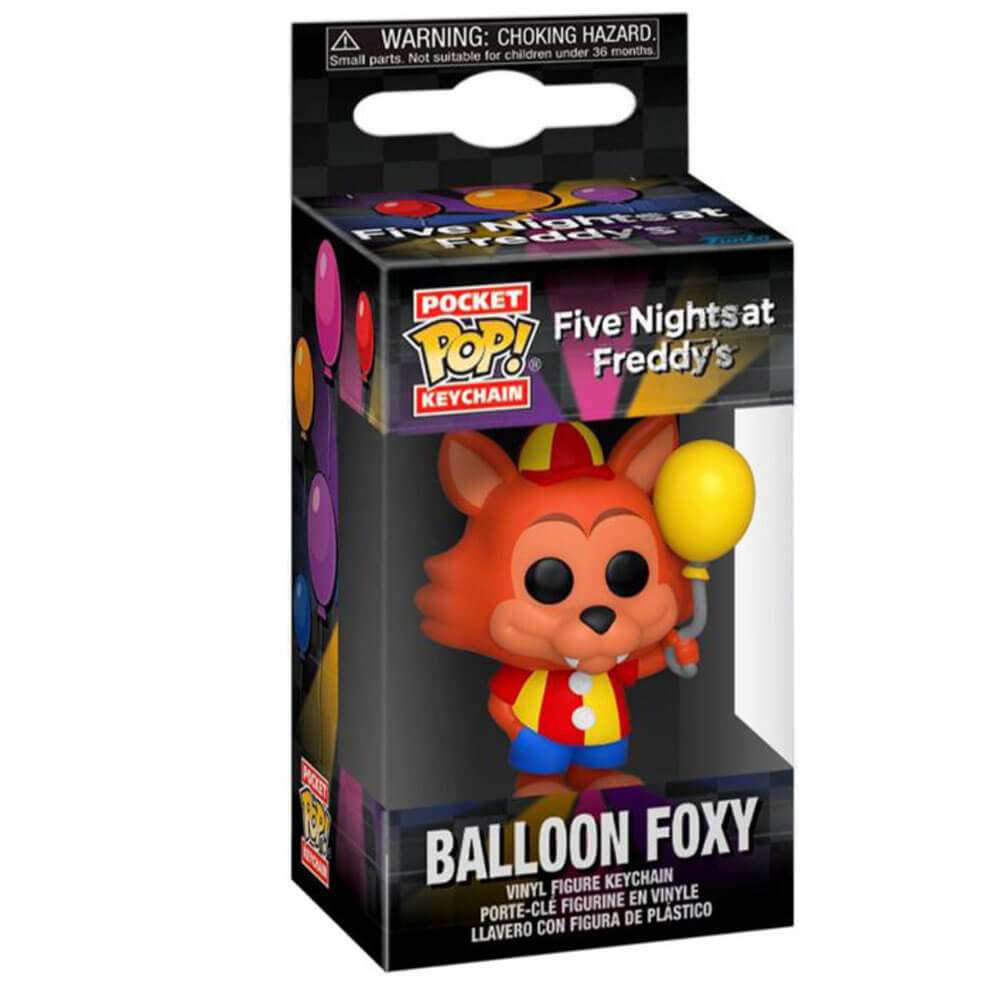Five Nights at Freddy's Balloon Foxy Pop! Keychain